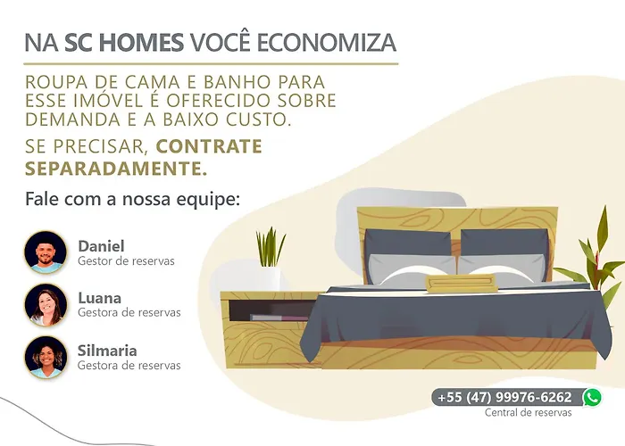 Confortável Apartamento em Condomínio com Piscina Bombinhas